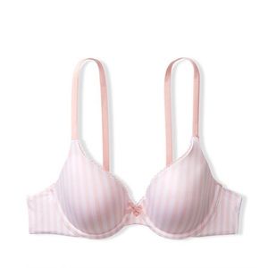 Victoria’s Secret BODY BY VICTORIA Lightly Lined Full Coverage Bra 34DDD stripe